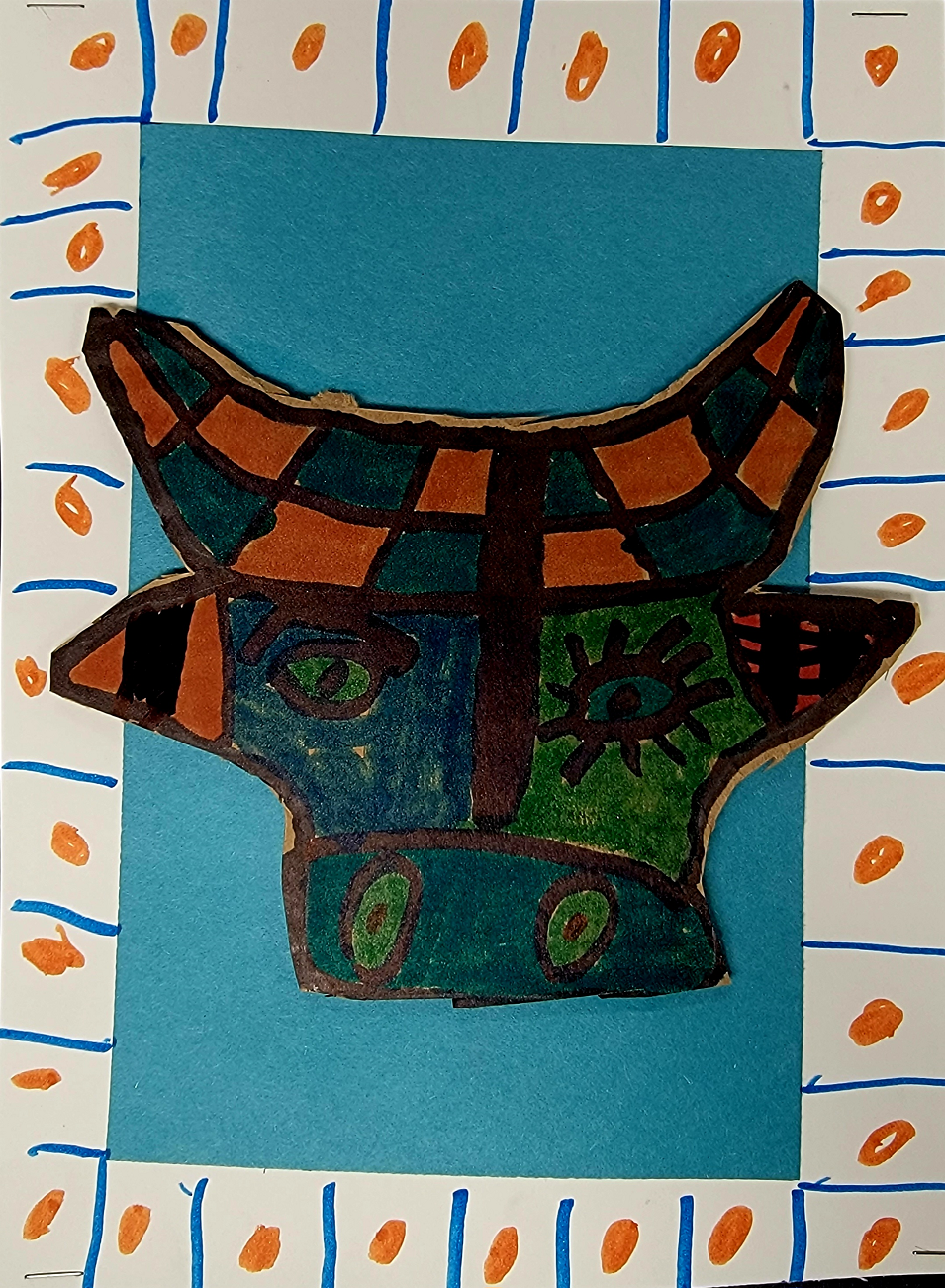 Cardboard Bulls inspired by Pablo Picasso